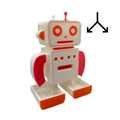 Splitsrobot roze/ oranje