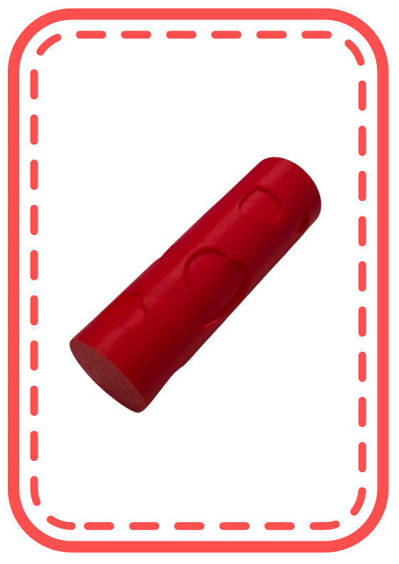 Hartjesroller rood