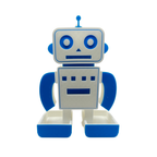 Splitsrobot blauw