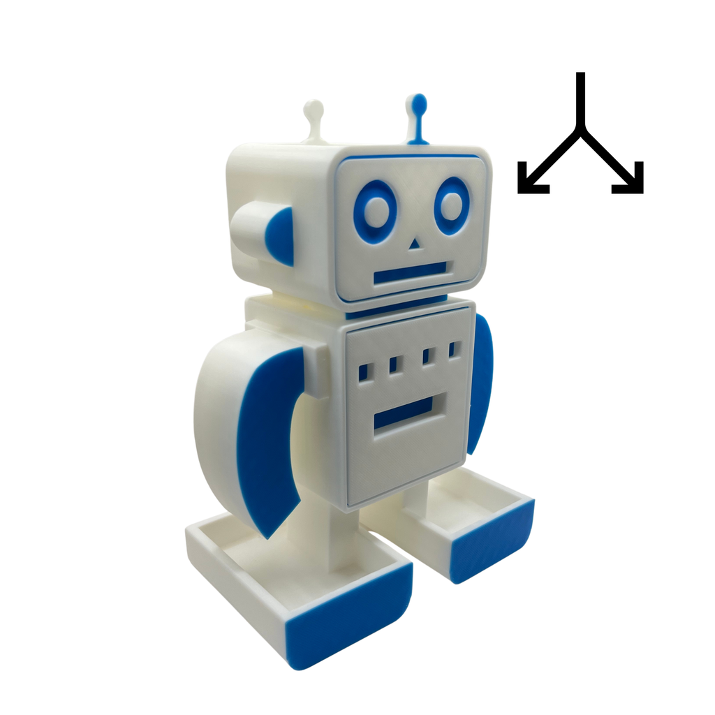 Splitsrobot blauw