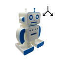 Splitsrobot blauw
