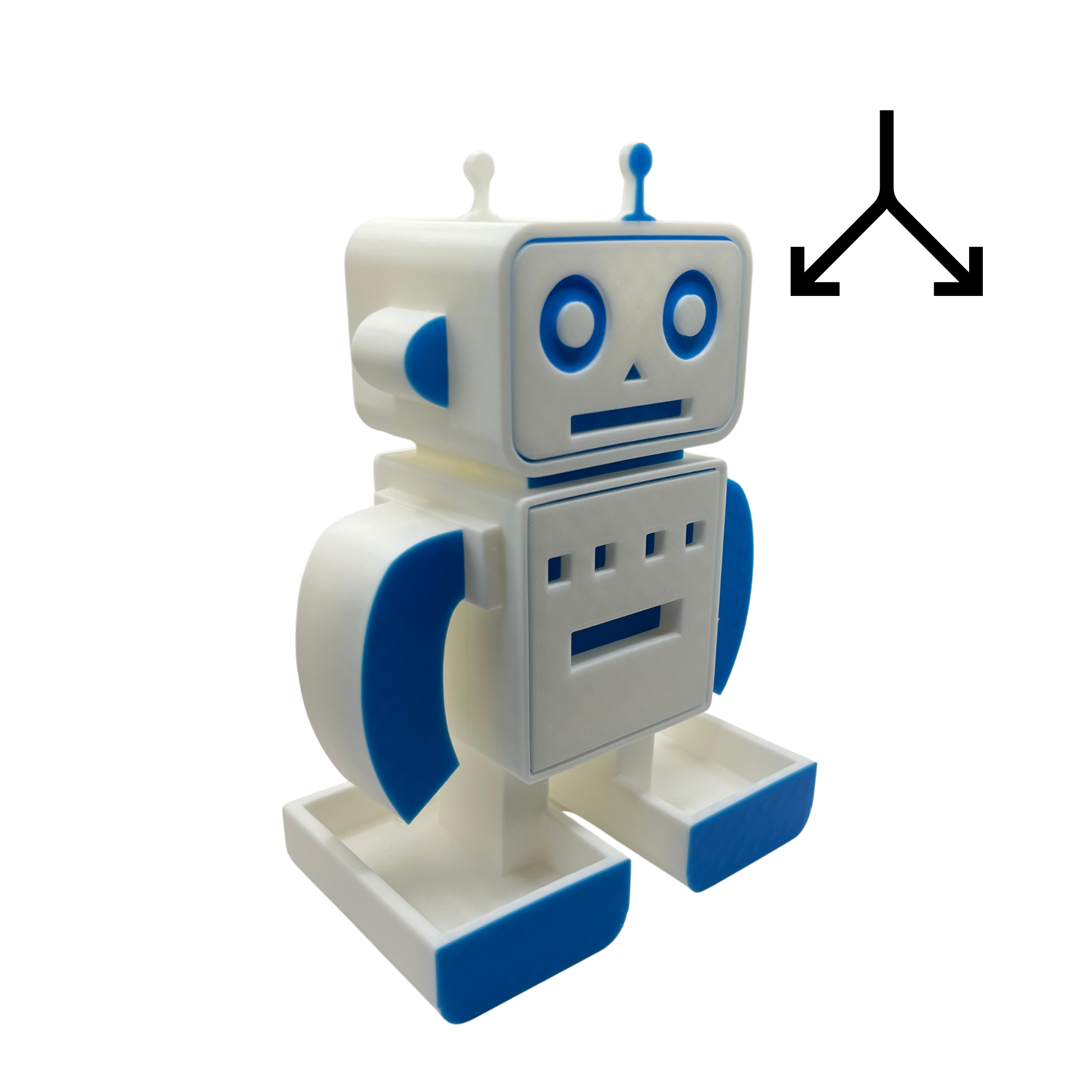 Splitsrobot blauw